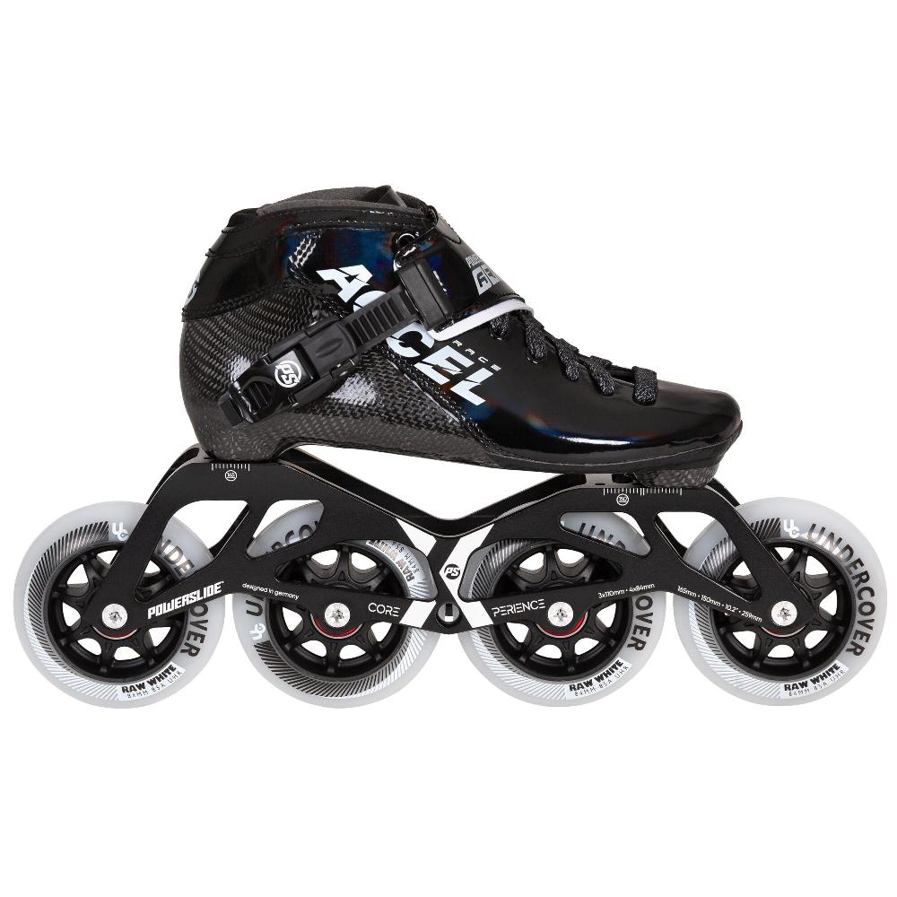 playlife Accel Race Black Kids Powerslide - Racing Inline Skates