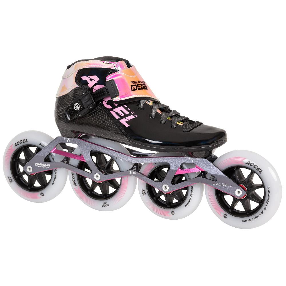 Playlife ACCEL Race Pink 110/100 Powerslide - Racing Inline Skates