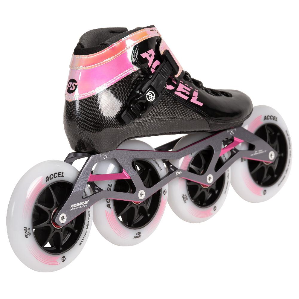 Playlife ACCEL Race Pink 110/100 Powerslide - Racing Inline Skates