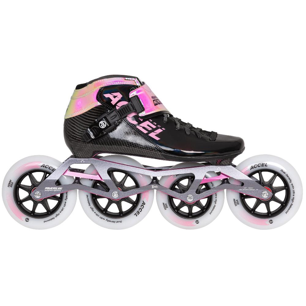 playlife ACCEL Race Pink 110/100 Powerslide - Racing Inline Skates