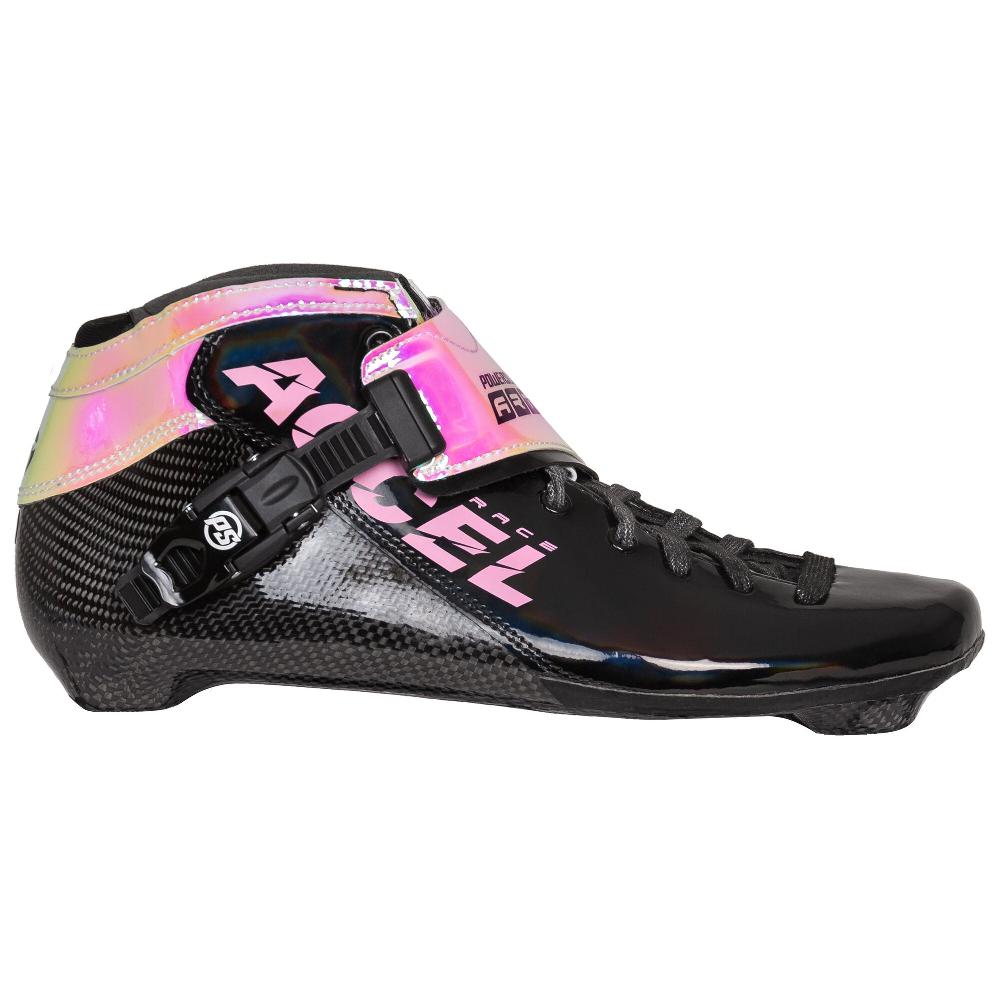 playlife ACCEL Race Pink boot Powerslide - Racing Inline Skate Boots