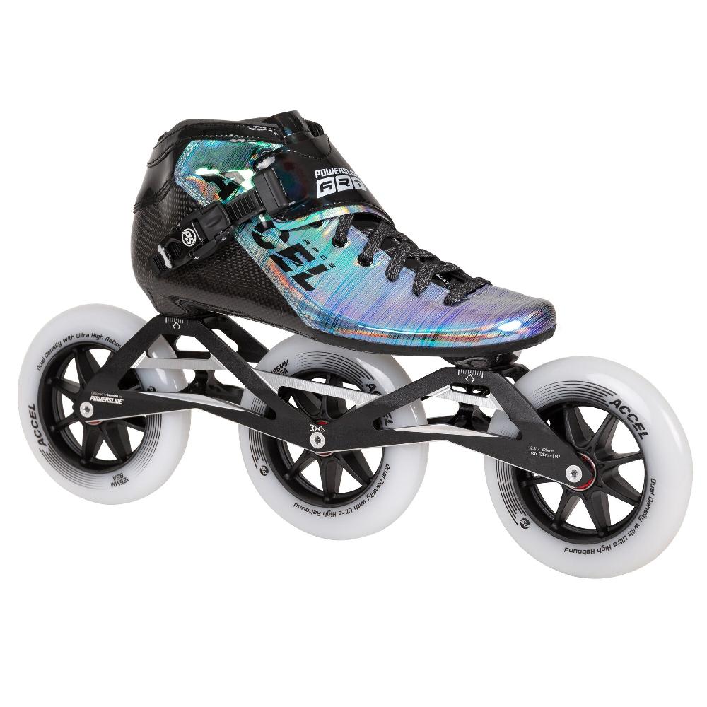 Playlife ACCEL Race Reflective 125 Powerslide - Racing Inline Skates