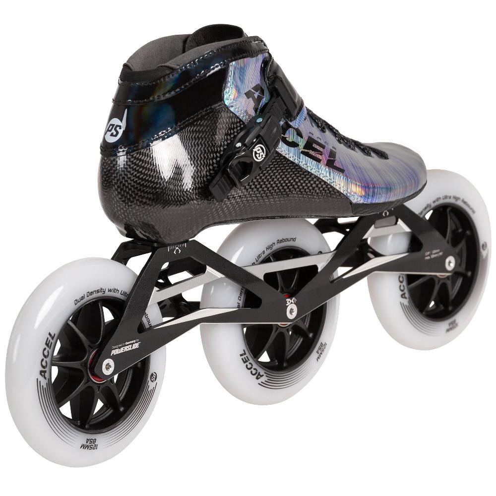 Playlife ACCEL Race Reflective 125 Powerslide - Racing Inline Skates