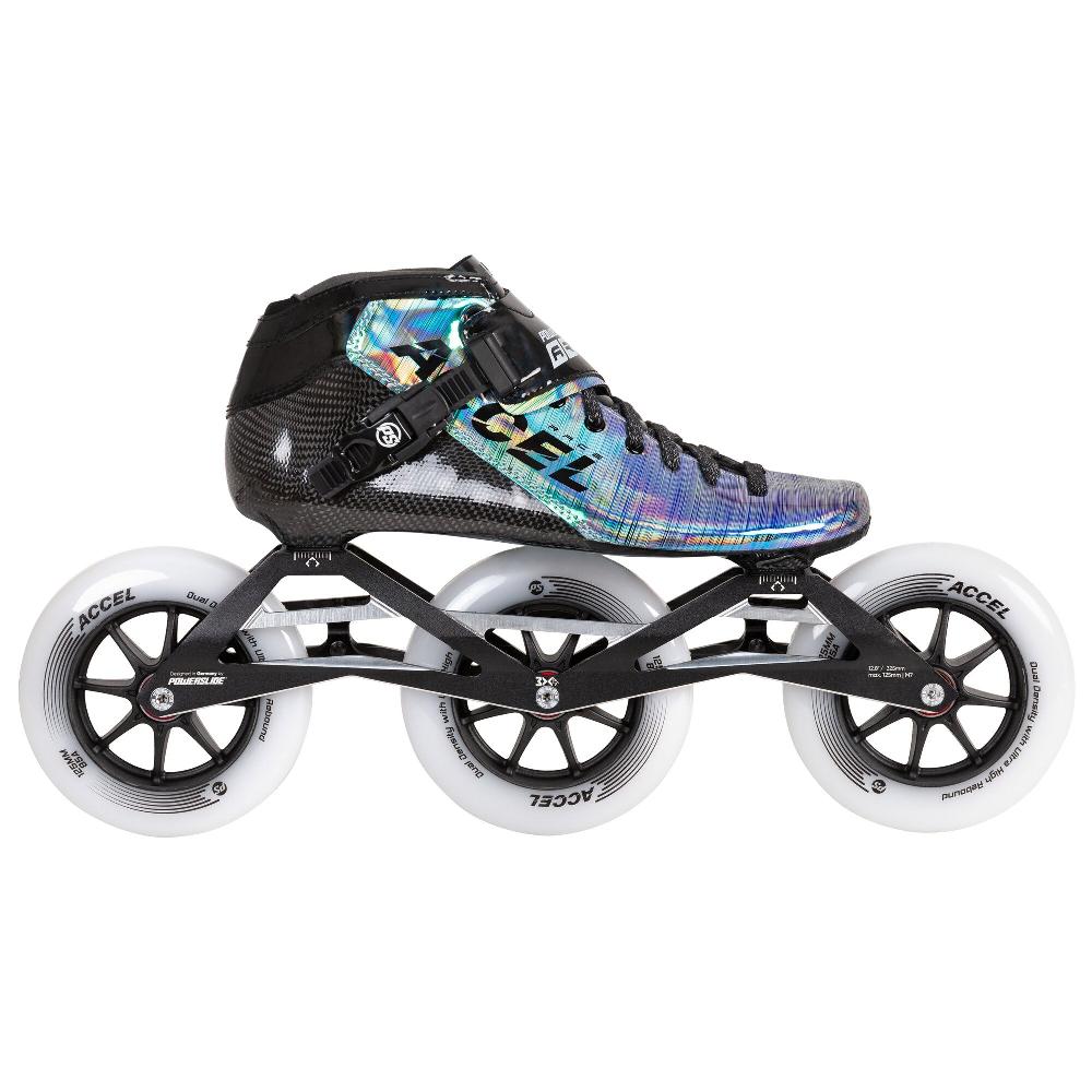 playlife ACCEL Race Reflective 125 Powerslide - Racing Inline Skates