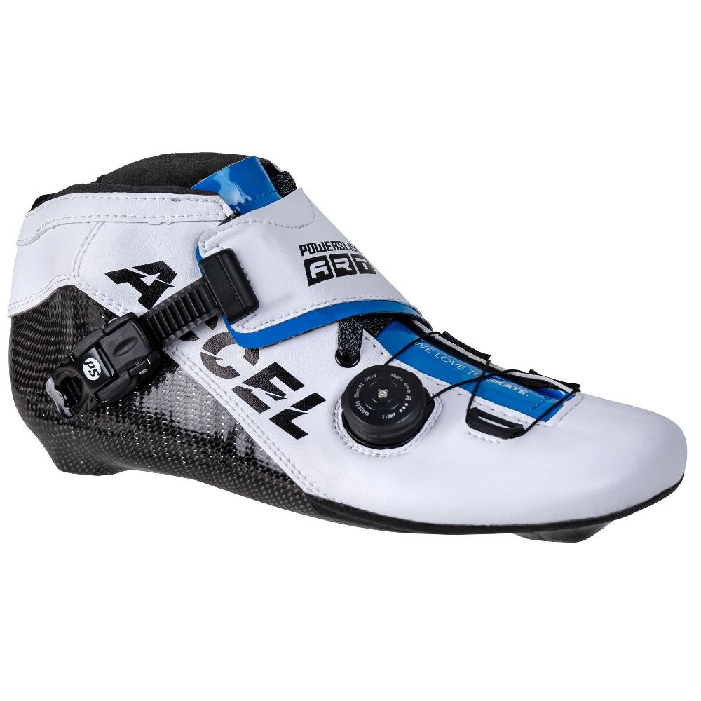 Playlife ACCEL White Boot Powerslide - Racing Inline Skate Boots