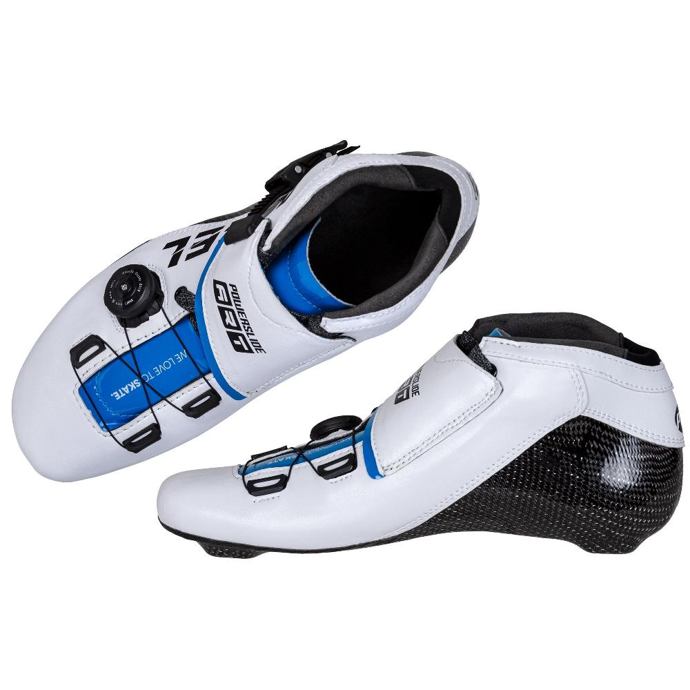 Playlife ACCEL White Boot Powerslide - Racing Inline Skate Boots