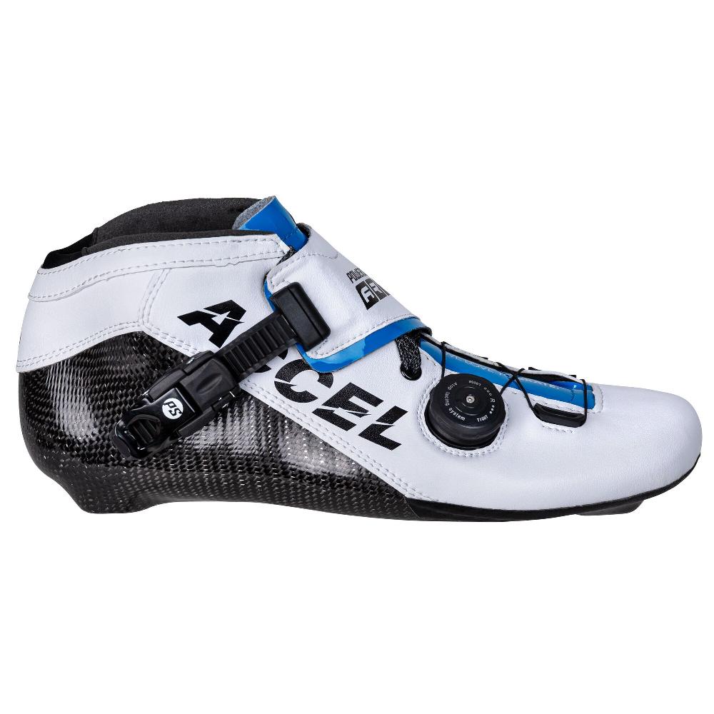 playlife ACCEL White Boot Powerslide - Racing Inline Skate Boots