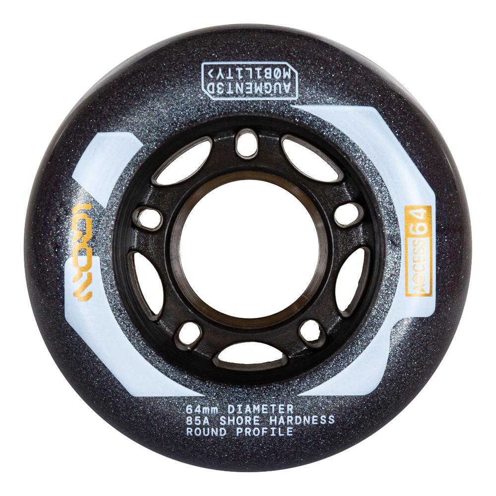 playlife Access 64 Dark Grey 4-pack IQON - Aggressive Inline Skate Wheels