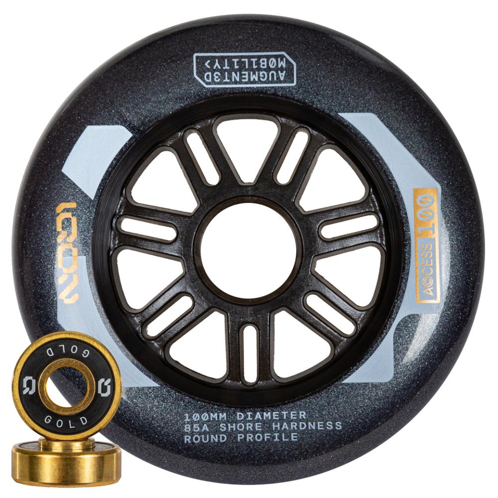 playlife Access Combo 100 Dark Grey 3-pack IQON - Aggressive Inline Skate Wheels