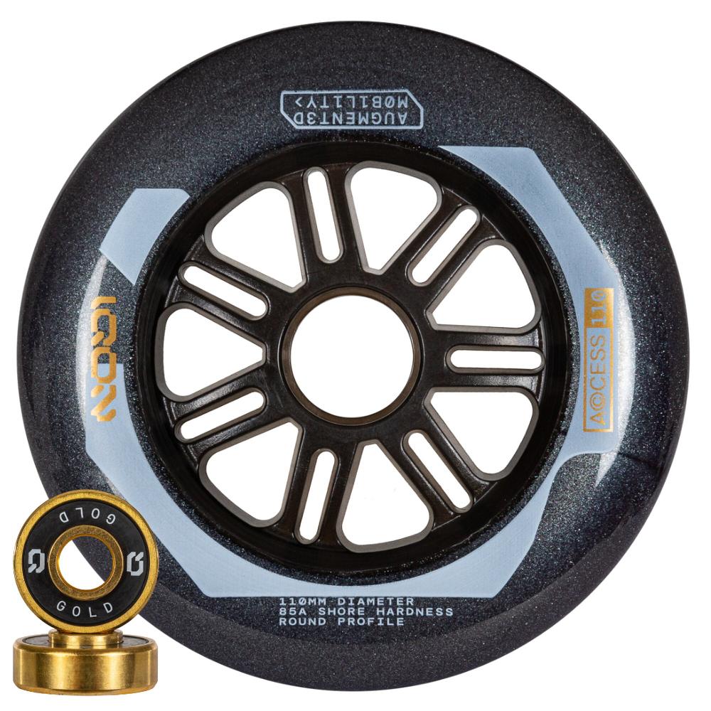 playlife Access Combo 110 Dark Grey 3-pack IQON - Aggressive Inline Skate Wheels