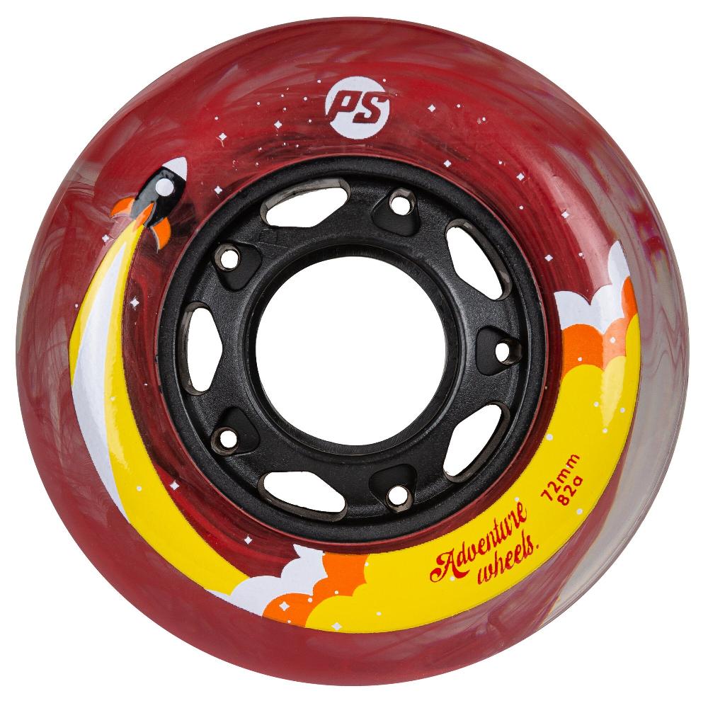 playlife Adventure 72/82A 4-pack Powerslide - Fitness Inline Skate Wheels