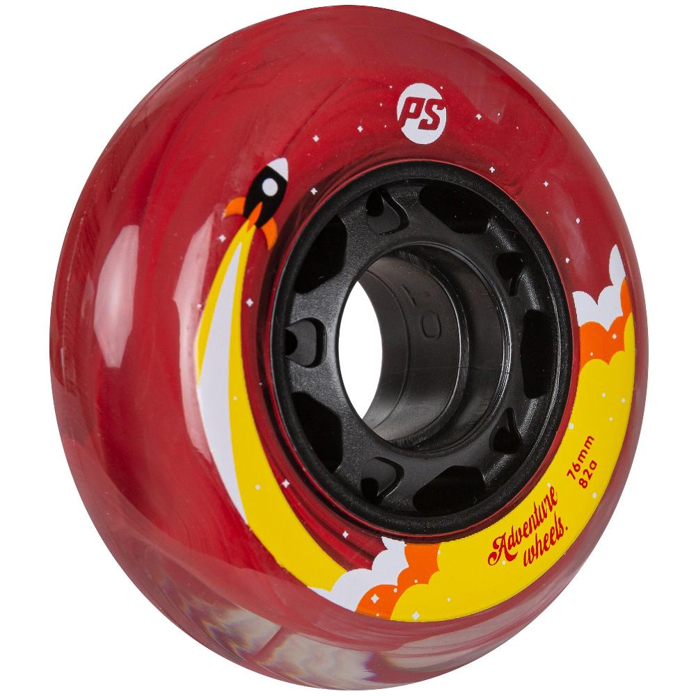Playlife Adventure 76/82A 4-pack Powerslide - Fitness Inline Skate Wheels