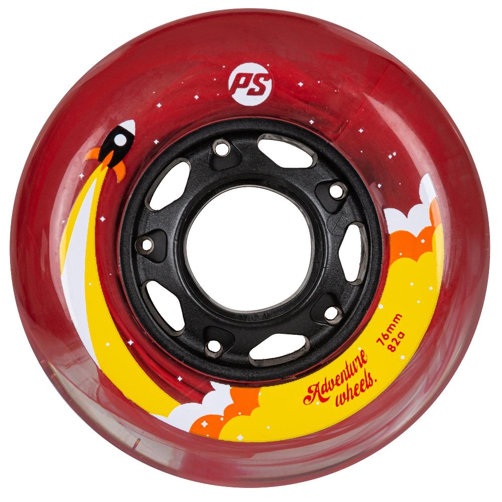 playlife Adventure 76/82A 4-pack Powerslide - Fitness Inline Skate Wheels