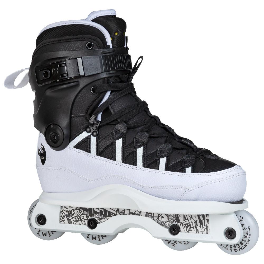Playlife AG 15 Montre Livingston Pro Skate White / Black IQON - Aggressive Inline Skates