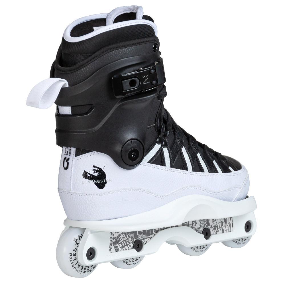 Playlife AG 15 Montre Livingston Pro Skate White / Black IQON - Aggressive Inline Skates