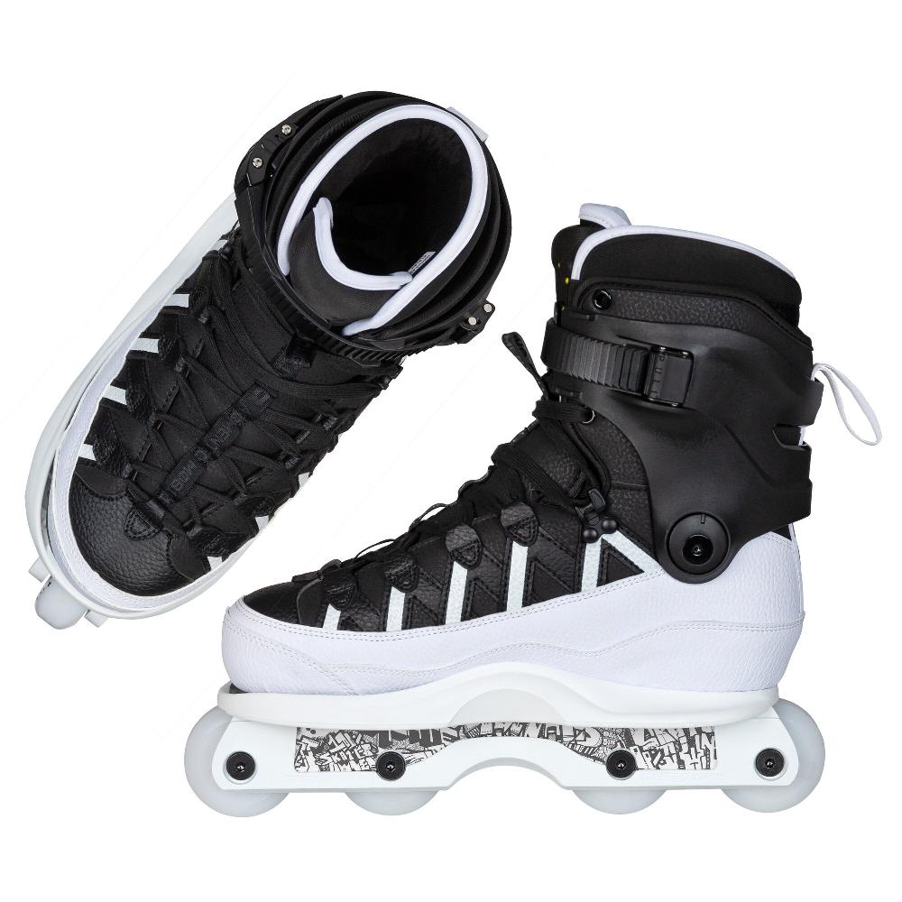 Playlife AG 15 Montre Livingston Pro Skate White / Black IQON - Aggressive Inline Skates