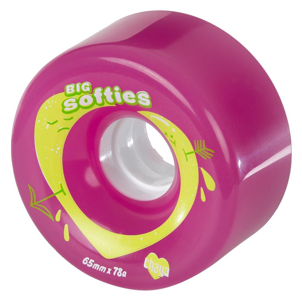 Playlife Big Softie`s Clear Pink Chaya - Outdoor Roller Skate Wheels