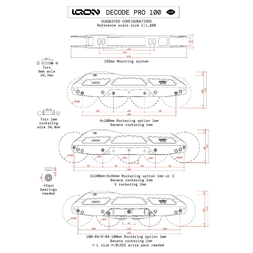 Playlife CL Decode Pro 100 Blue Combo IQON - Urban Inline Frames