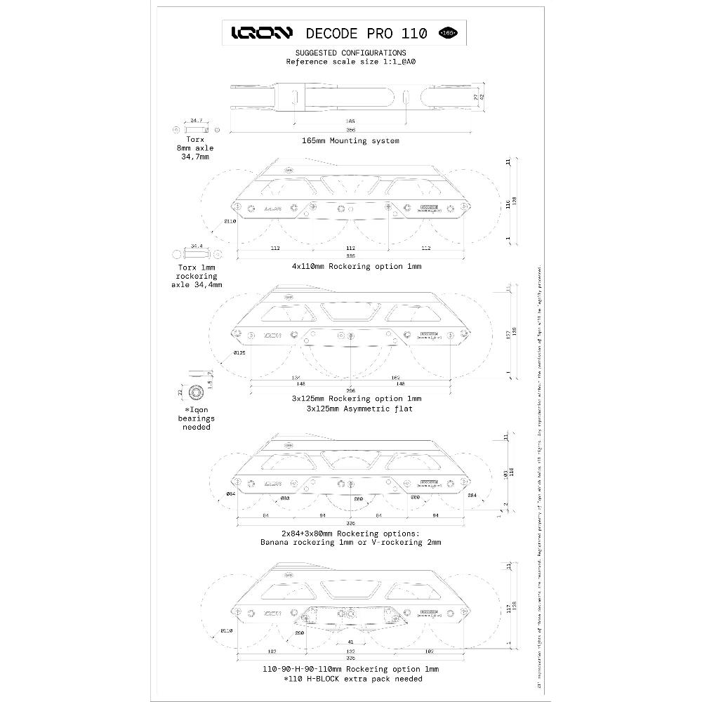 Playlife CL Decode Pro 110 Bright IQON - Aggressive Inline Frames