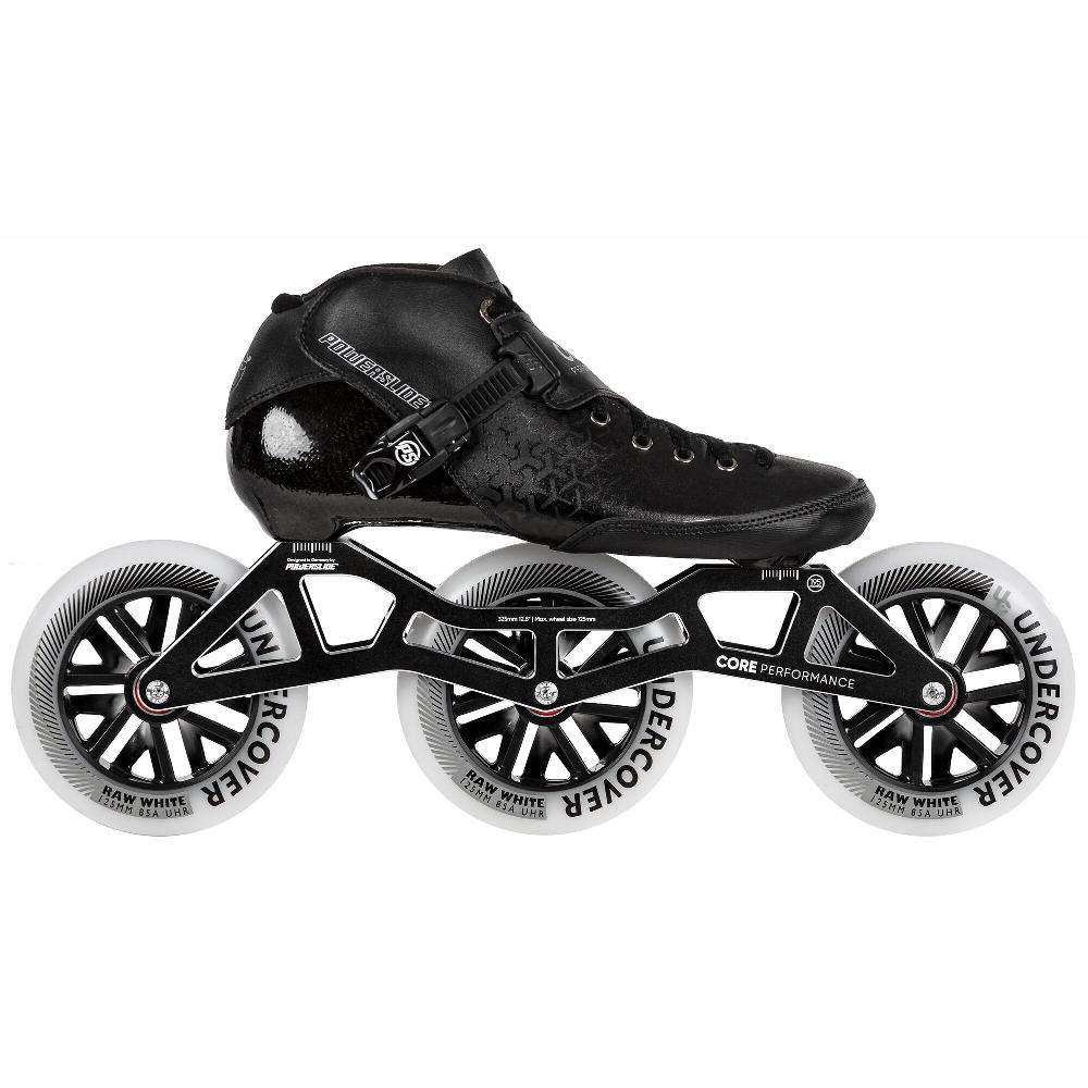playlife Core Performance Black 3X125 Powerslide - Racing Inline Skates