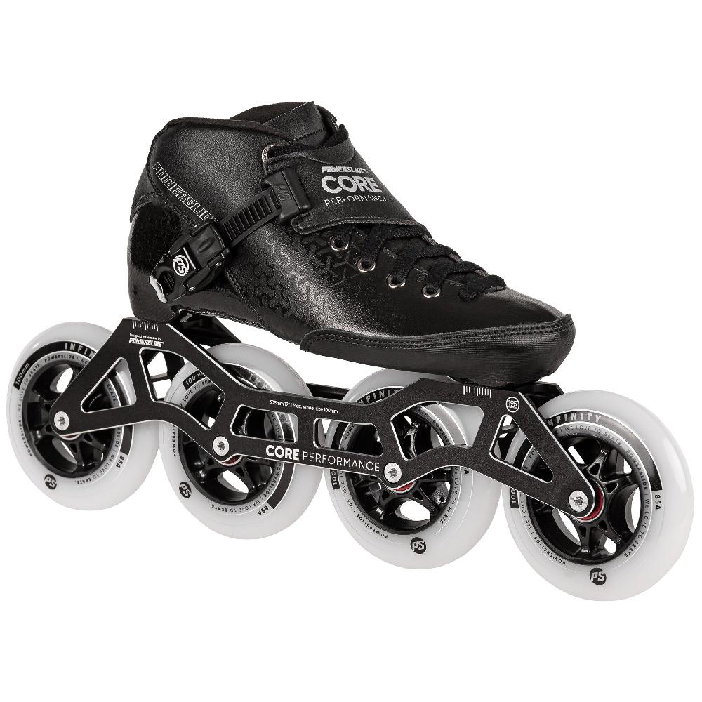 Playlife Core Performance Black 4X100 Powerslide - Racing Inline Skates
