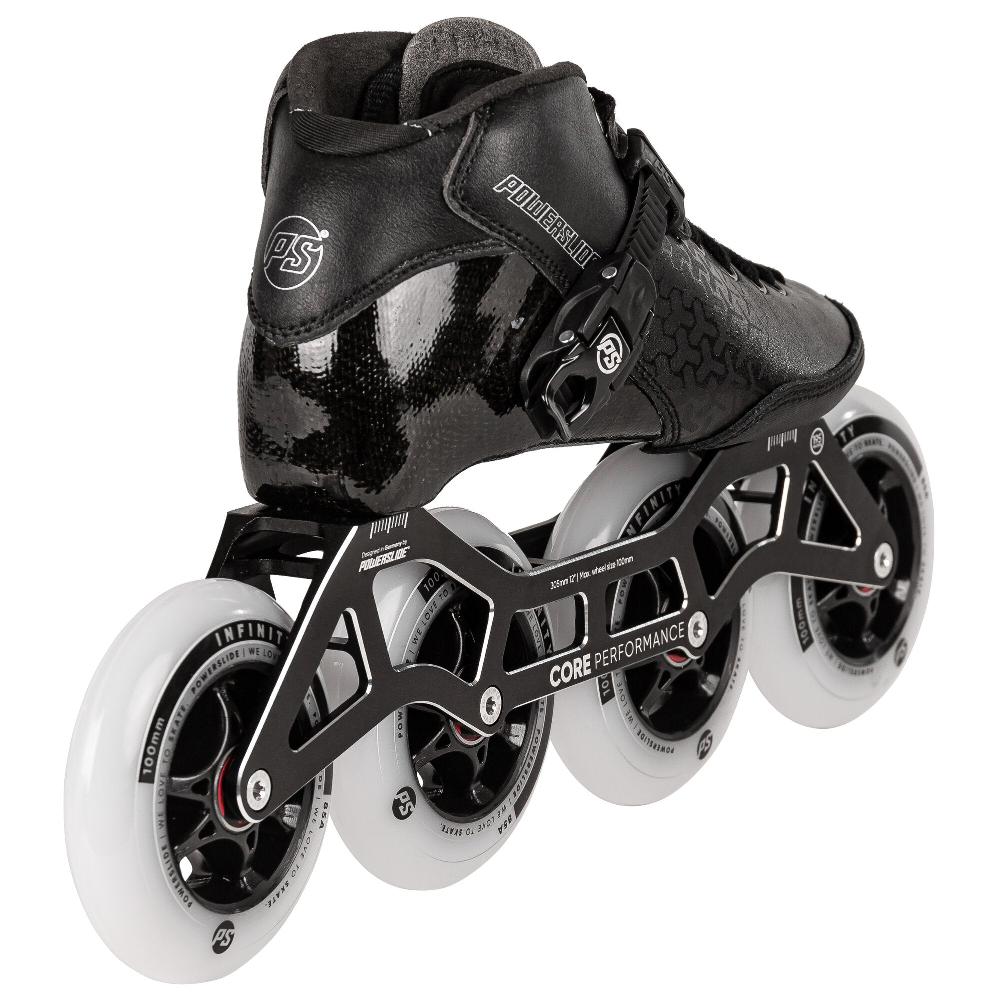 Playlife Core Performance Black 4X100 Powerslide - Racing Inline Skates