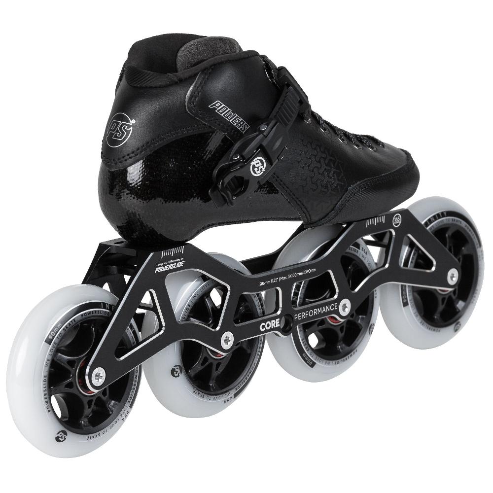Playlife Core Performance Black 4X90 Powerslide - Racing Inline Skates
