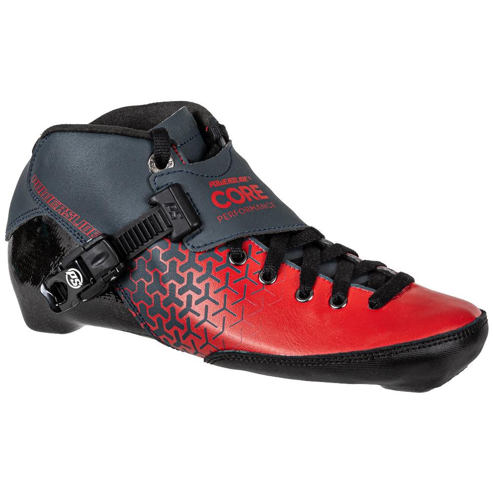 Playlife Core Performance Red Boot Powerslide - Racing Inline Skate Boots