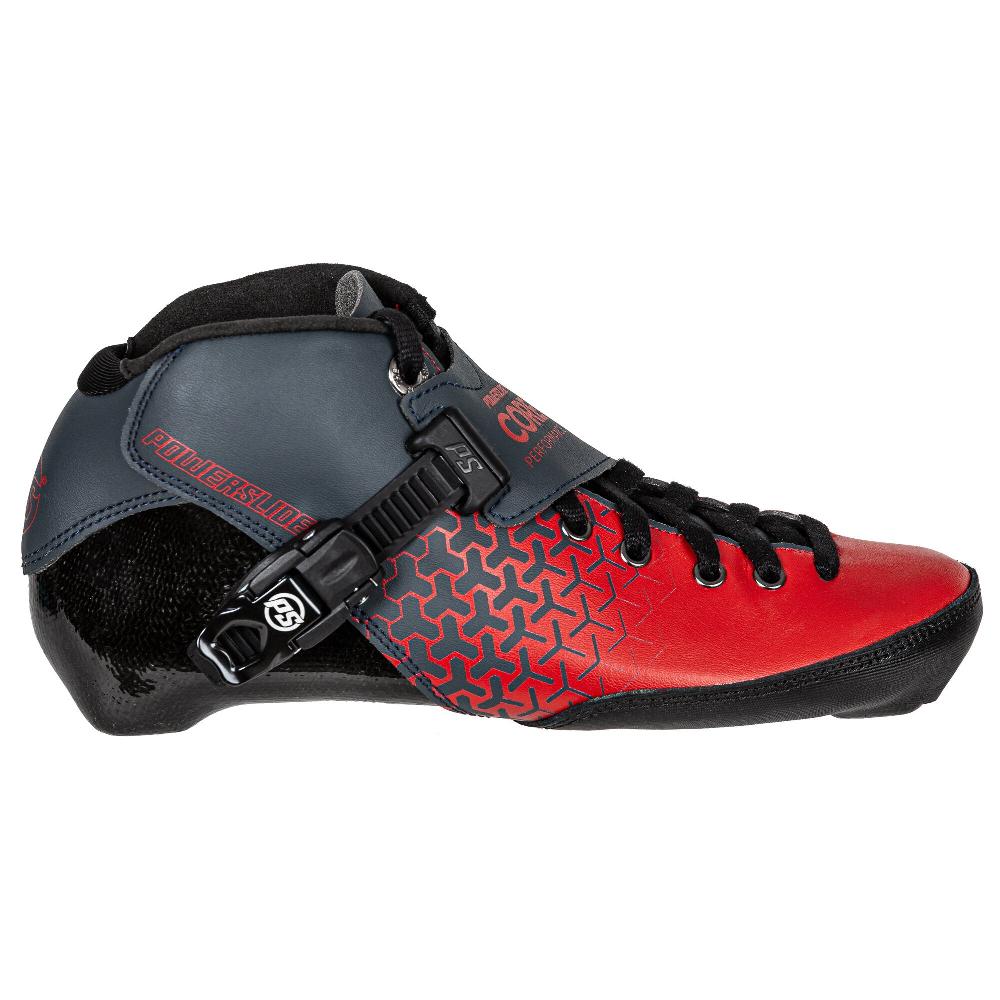 playlife Core Performance Red Boot Powerslide - Racing Inline Skate Boots