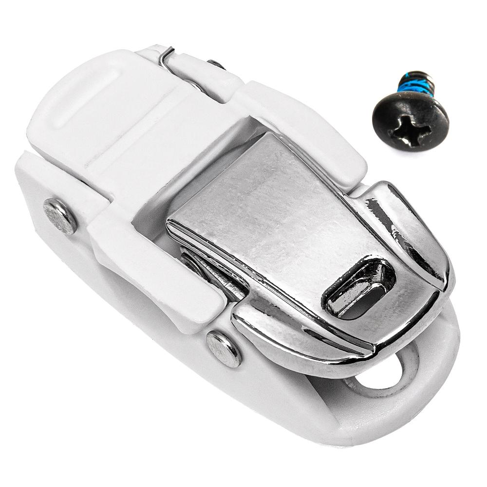 playlife Crown Buckle White Powerslide - Inline Skating Replacements