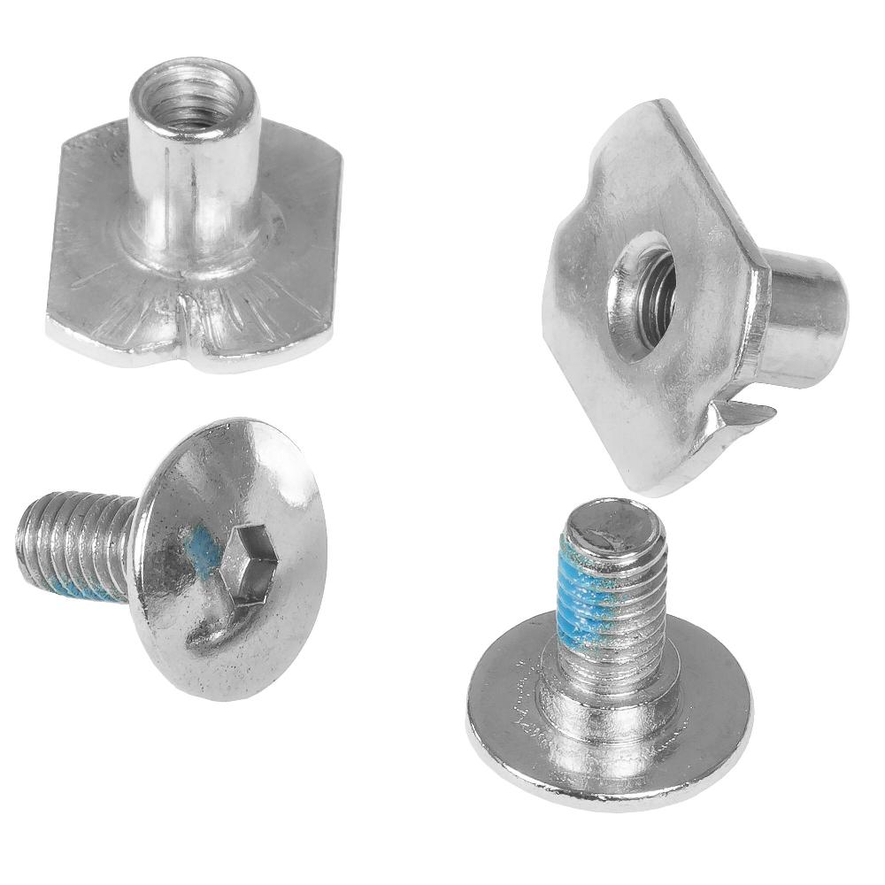 playlife Cuff Screw + Anti Rivet fitting Next Silver Powerslide - Urban Replacements