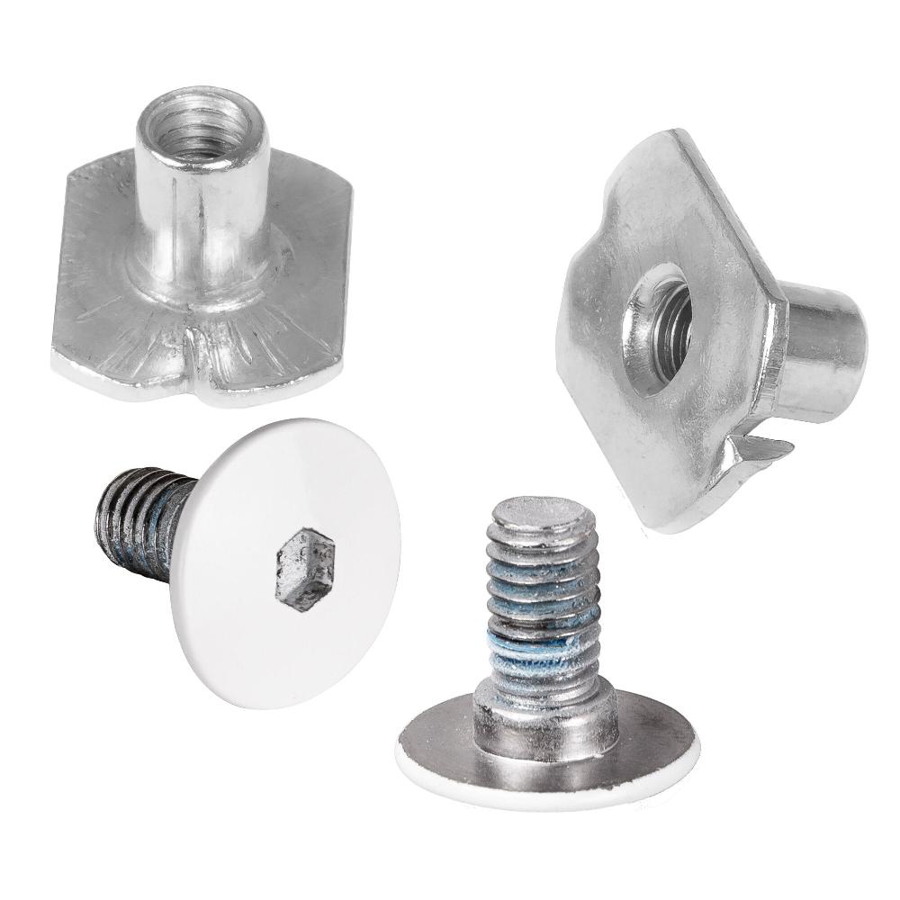 playlife Cuff Screw + Anti Rivet fitting Next White Powerslide - Urban Replacements