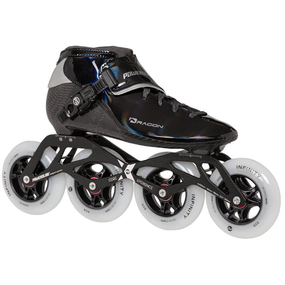 Playlife Dragon Black 100 Powerslide - Racing Inline Skates