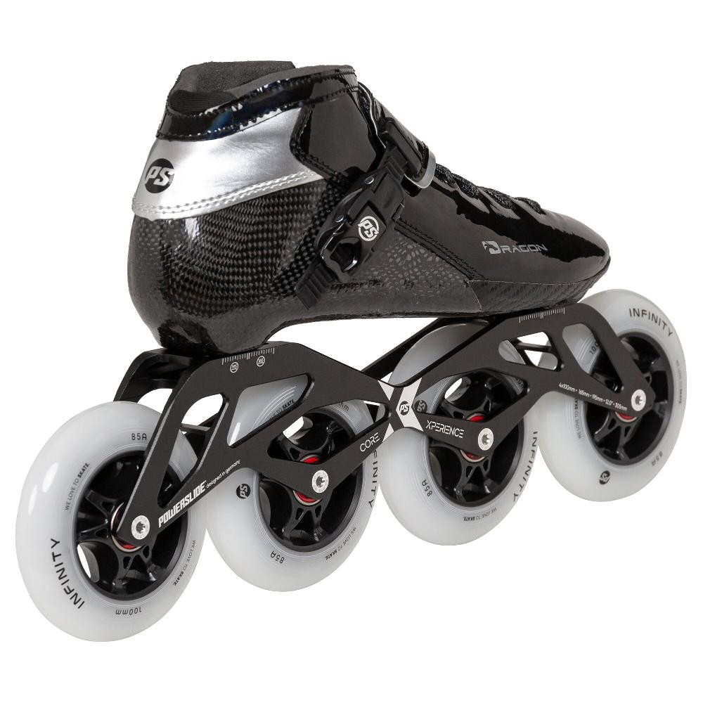 Playlife Dragon Black 100 Powerslide - Racing Inline Skates