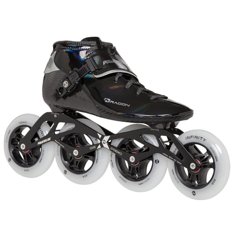 Playlife Dragon Black 110 Powerslide - Racing Inline Skates