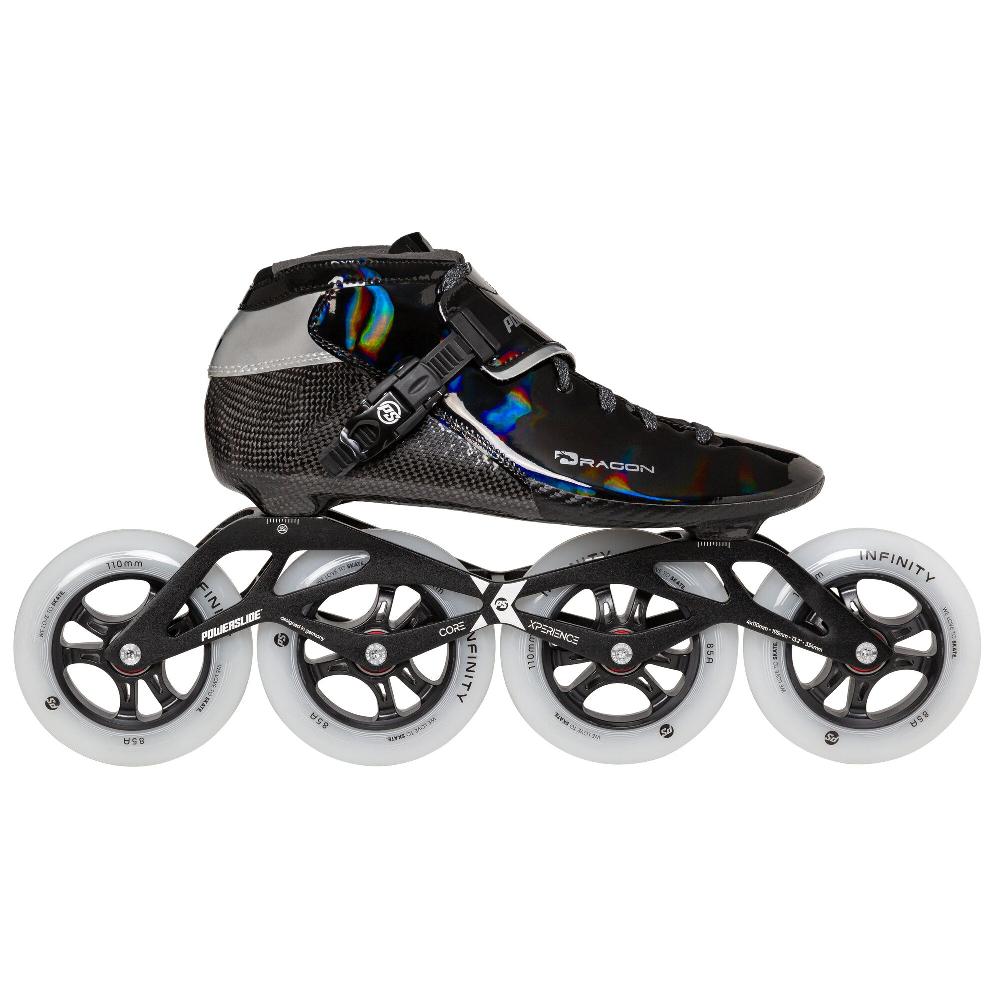 playlife Dragon Black 110 Powerslide - Racing Inline Skates