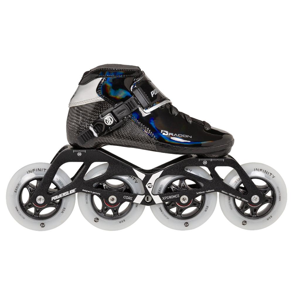 playlife Dragon Black 84 Powerslide - Racing Inline Skates