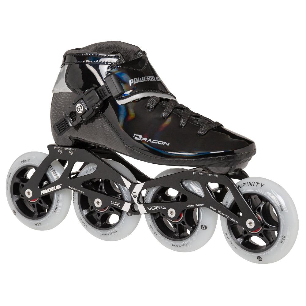 Playlife Dragon Black 90 Powerslide - Racing Inline Skates