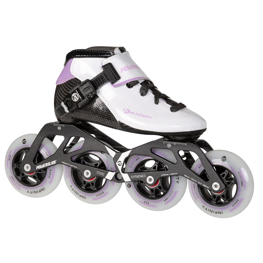 Playlife Dragon White 84 Powerslide - Racing Inline Skates