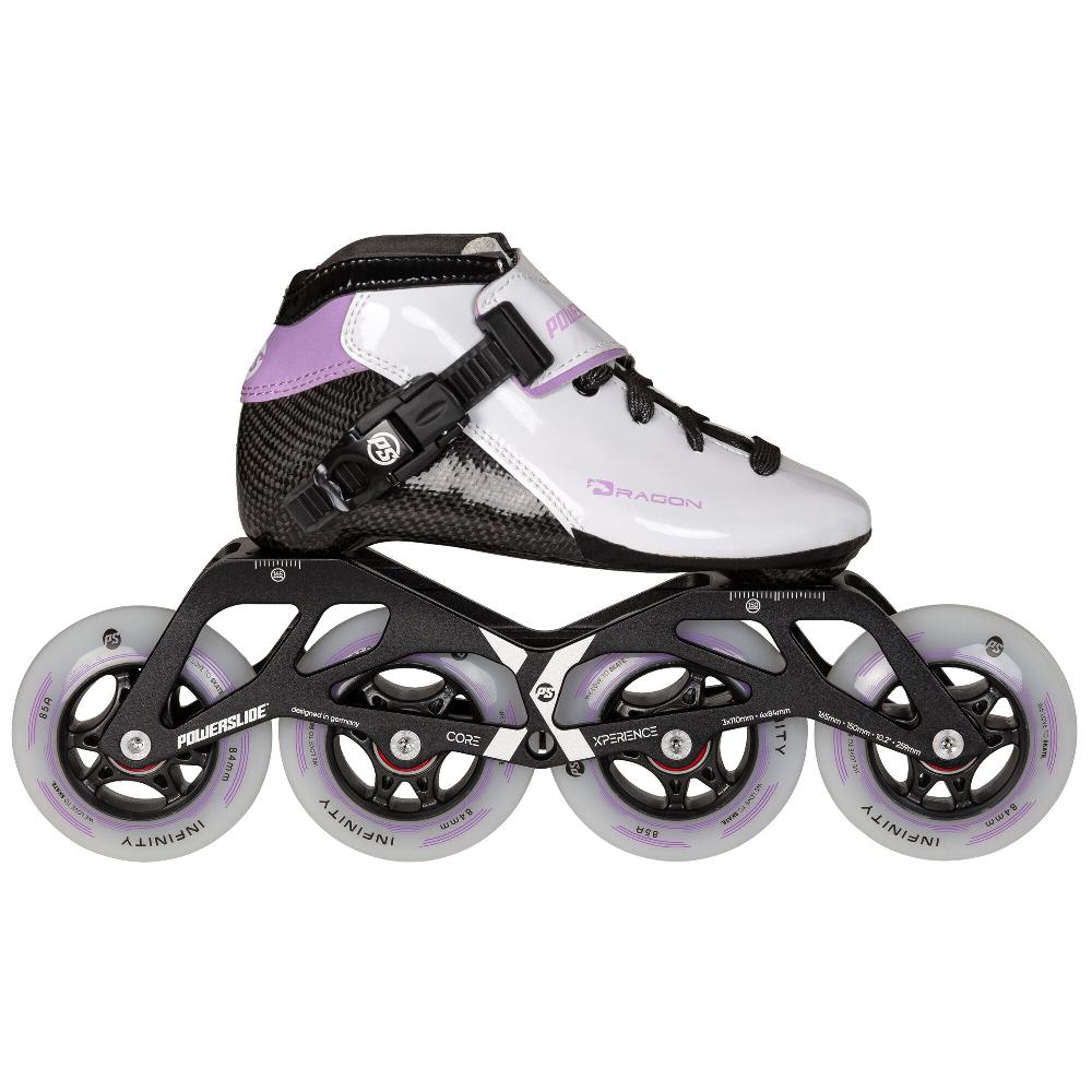 playlife Dragon White 84 Powerslide - Racing Inline Skates