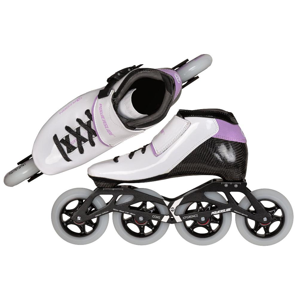 Playlife Dragon White 90 Powerslide - Racing Inline Skates
