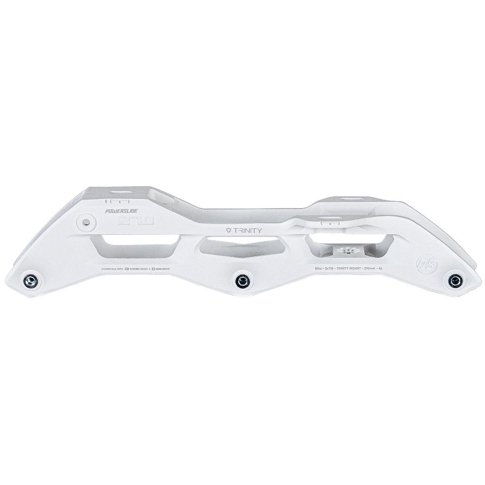 playlife Elite cast Syncro AL 270/3x110 White TRI Powerslide - Fitness Inline Frames