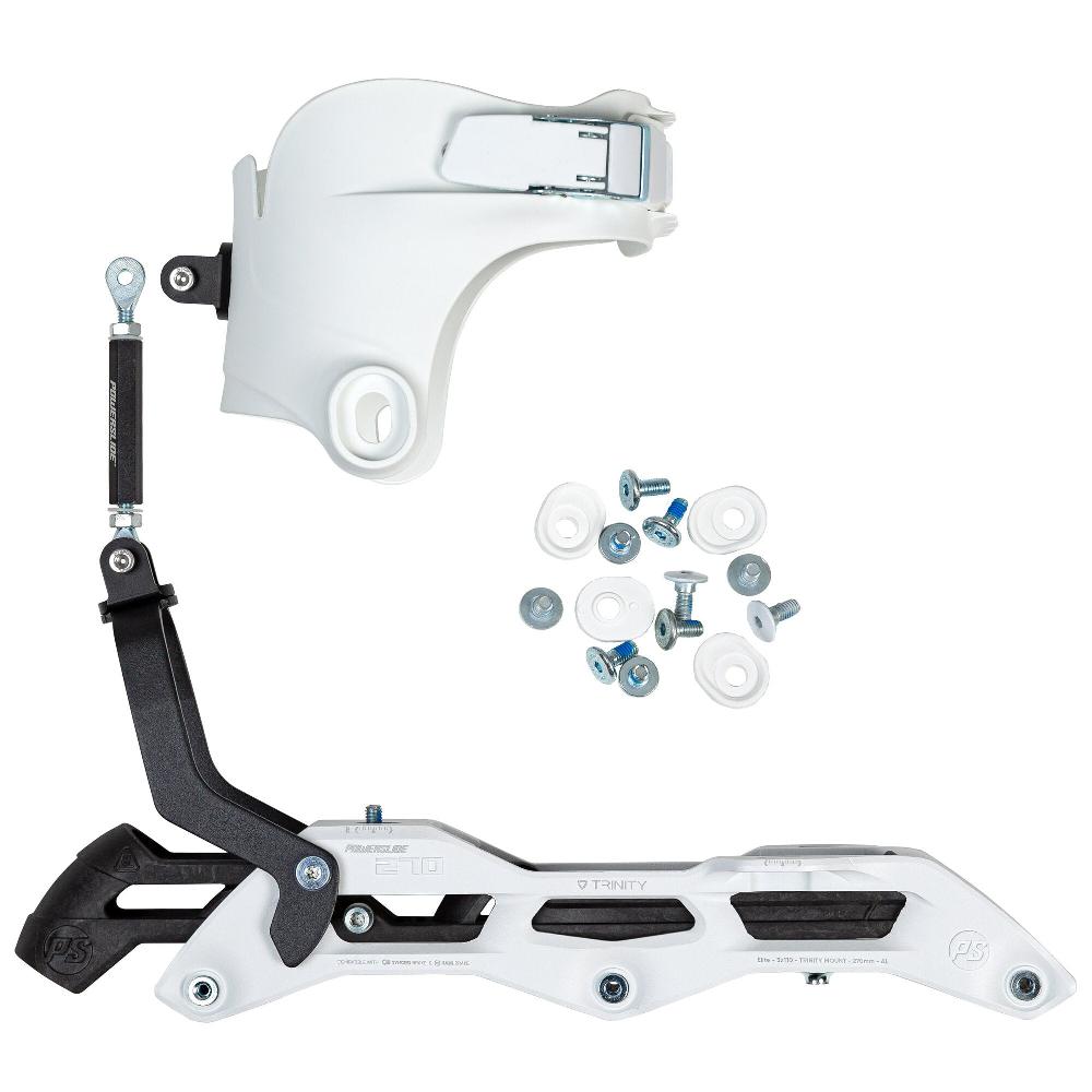 playlife Elite cast Syncro complete 110 incl. Cuff - 270 White TRI Powerslide - Fitness Inline Frames