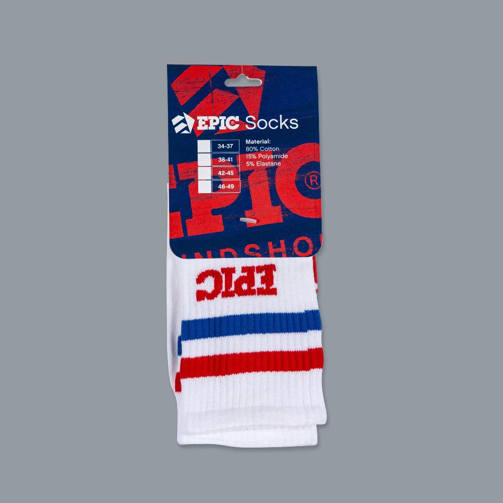 Playlife Epic Socks White Epic - Inline Skating Clothing