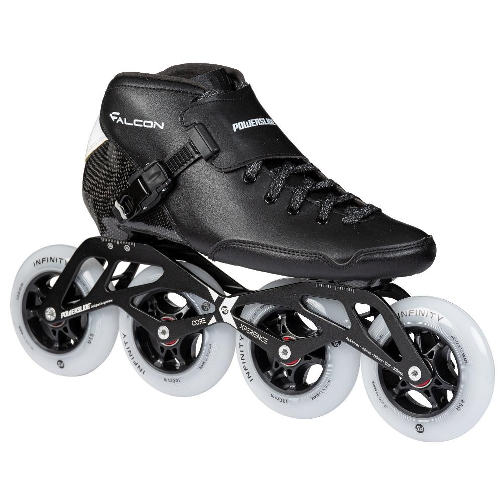 Playlife Falcon Black 4X100 Powerslide - Racing Inline Skates