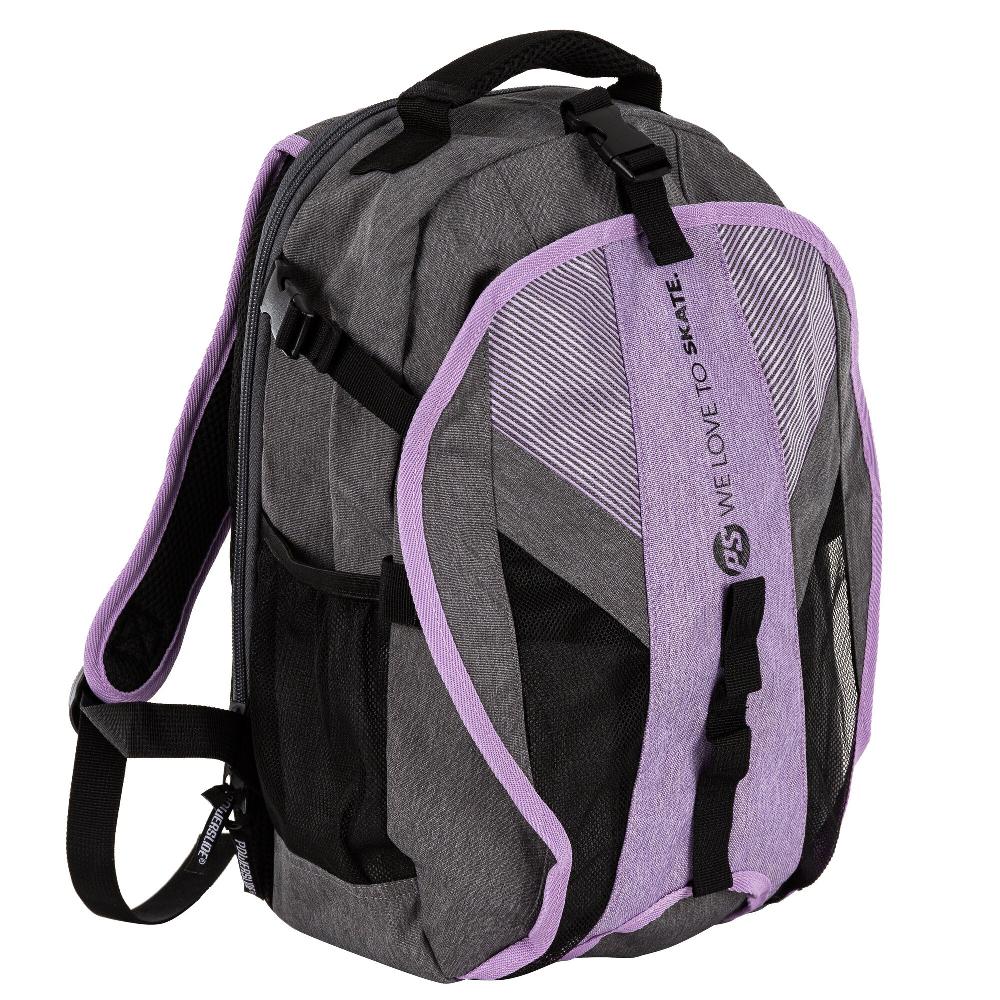 Playlife Fitness Backpack Dark Grey/Purple Powerslide - Inline Skating Bags
