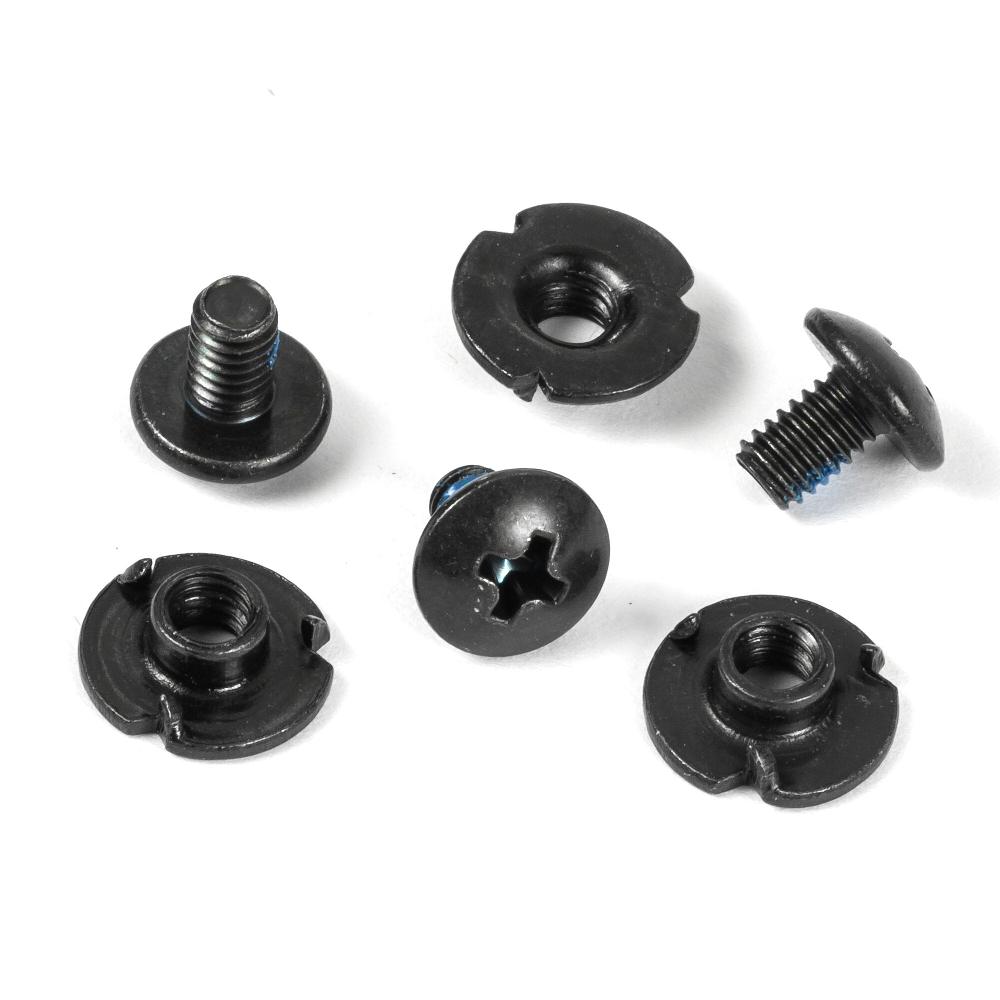 playlife Fixation Hardware Set incl.anti rivets 6mm Powerslide - Inline Skating Replacements