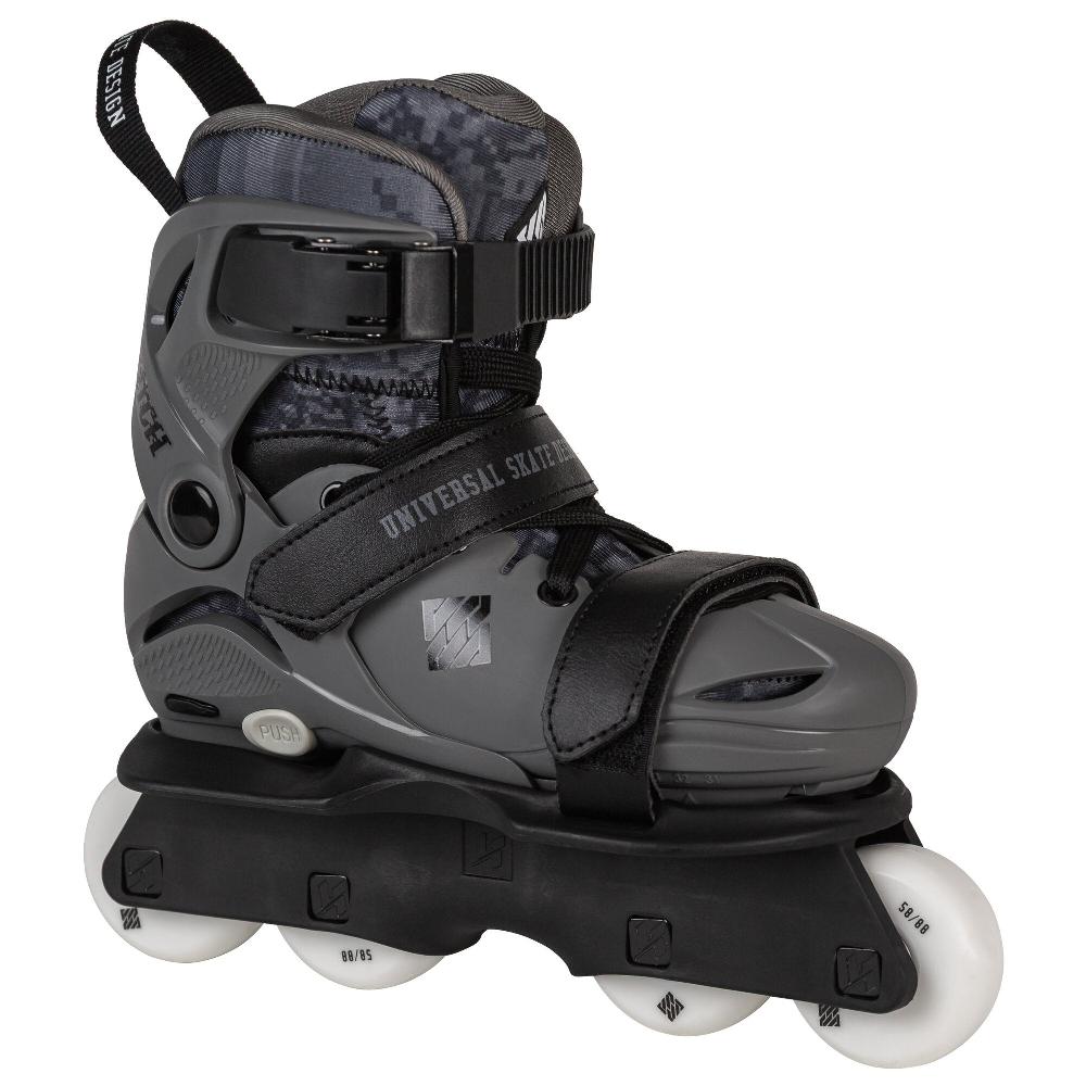 Playlife Glitch Adj. Grey/Black USD - Aggressive Inline Skates
