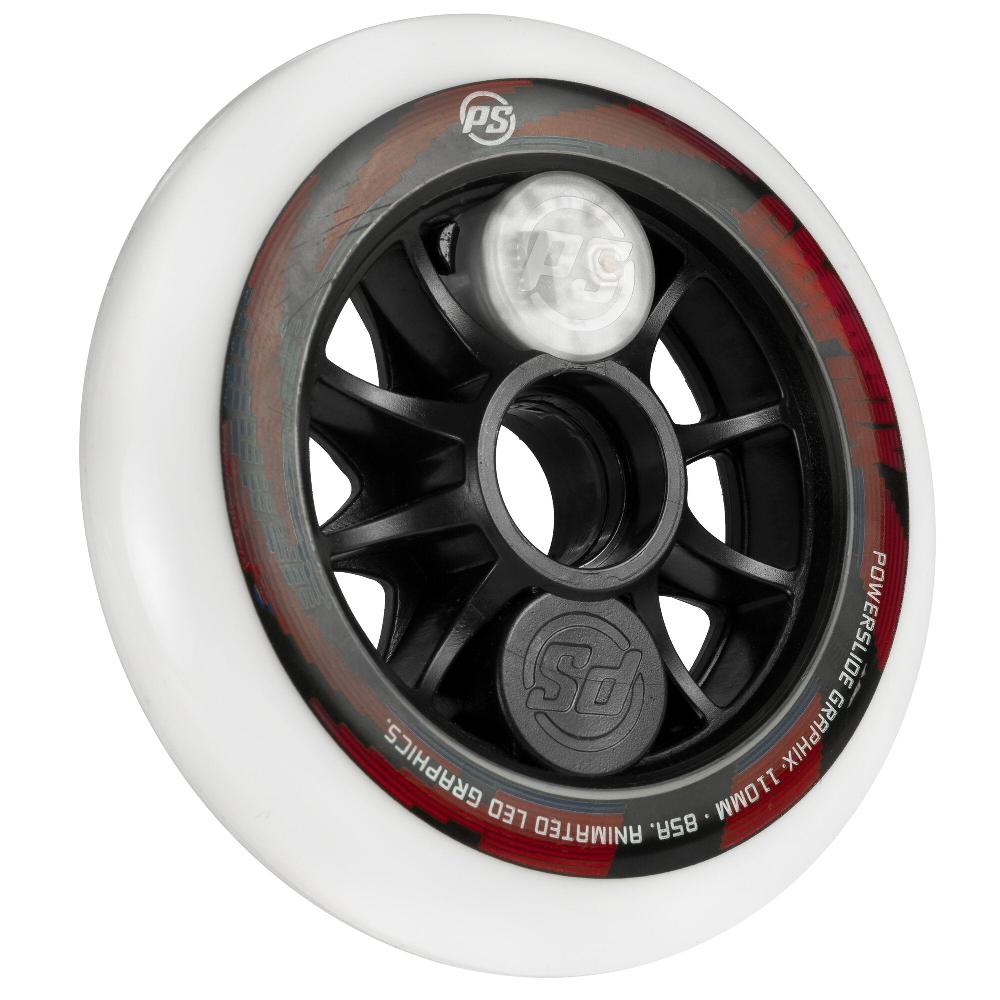 Playlife Graphix 110/85A Color Pc. Powerslide - Nite Inline Skate Wheels