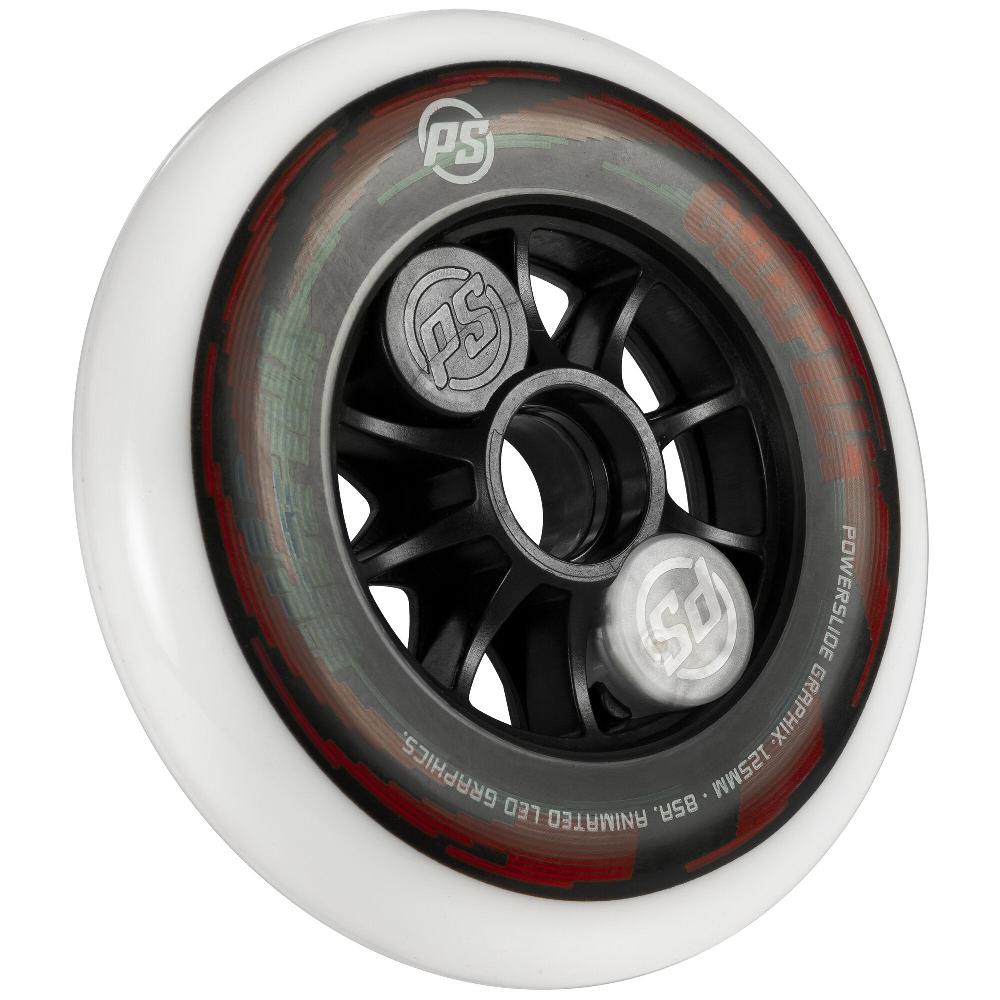 Playlife Graphix 125 /85A Color Pc. Powerslide - Nite Inline Skate Wheels